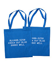 Montana Cans DONUT PRINT Cotton Bag - Knock Out Blue 5250