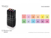 Touch Twin Marker - 12er Set Pastel
